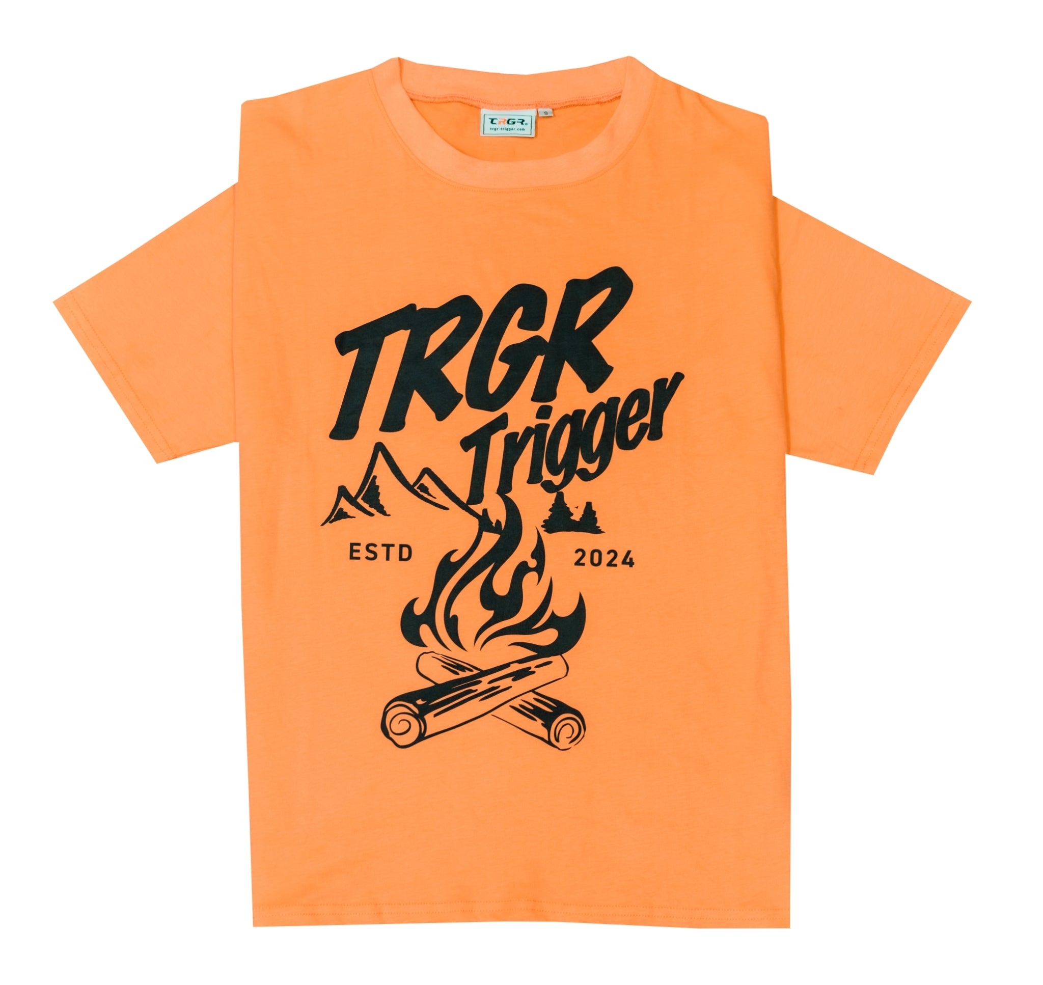 TRGR Tシャツ 焚き火オレンジ